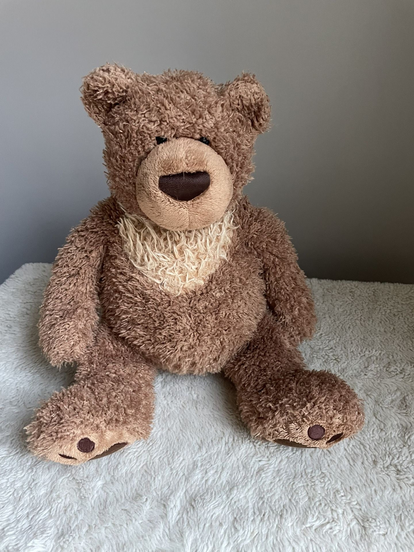 Gund Slumbers Teddy Bear Soft Stuffed Animal Plush Tan Brown 17"