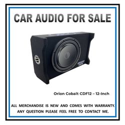 Orion  Cobalt 12 in woofer