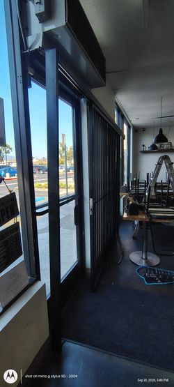 Sliding Security Gate For A Store