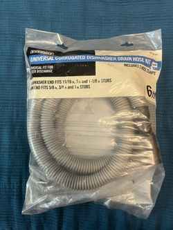 Everbilt Universal Corrugated Dishwasher Drain Hose Kit