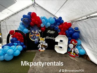 Sonic And Friends Backdrop