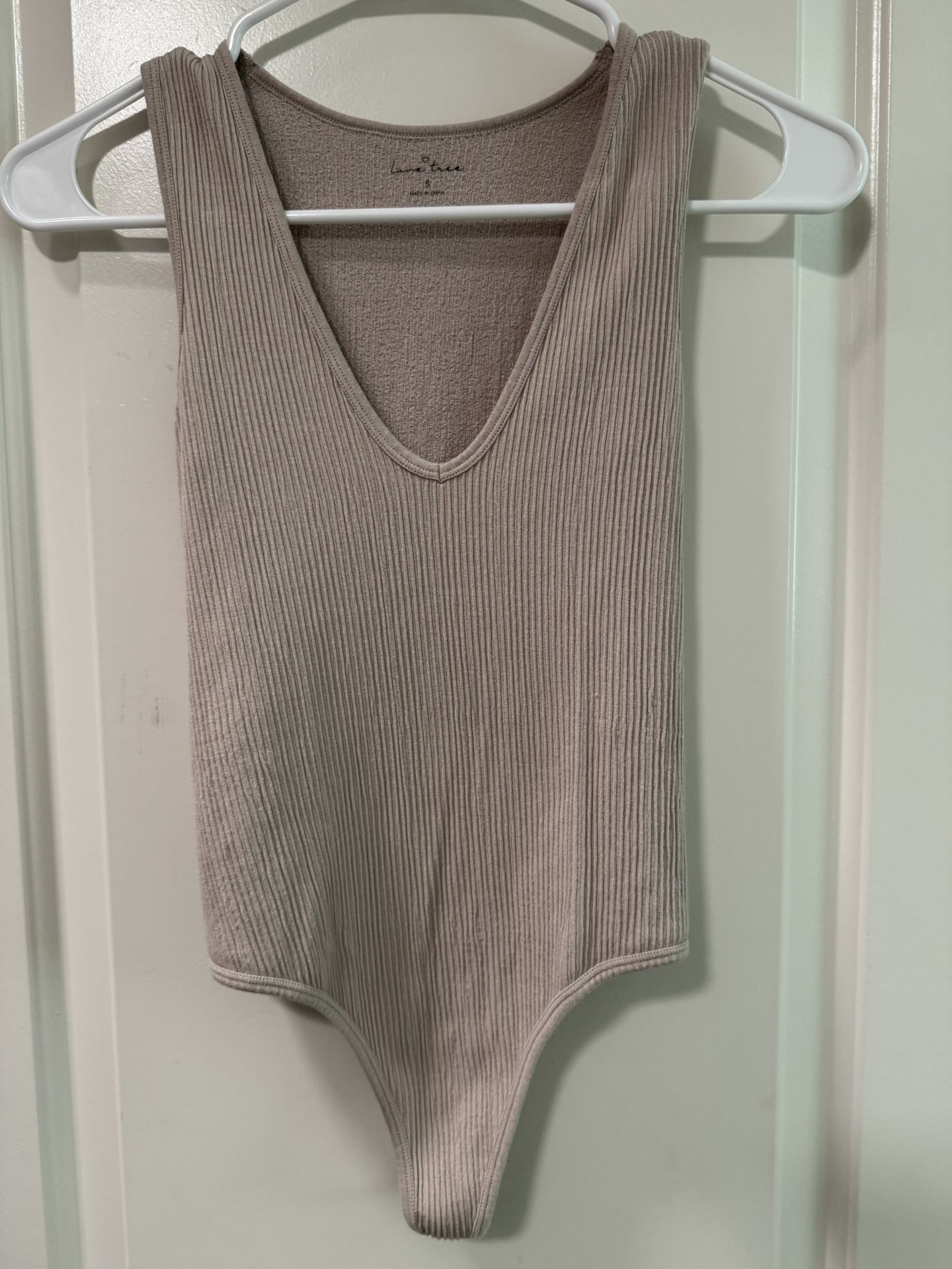 Beige Bodysuit