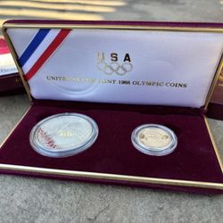 Gold & Silver coin (COA included) 