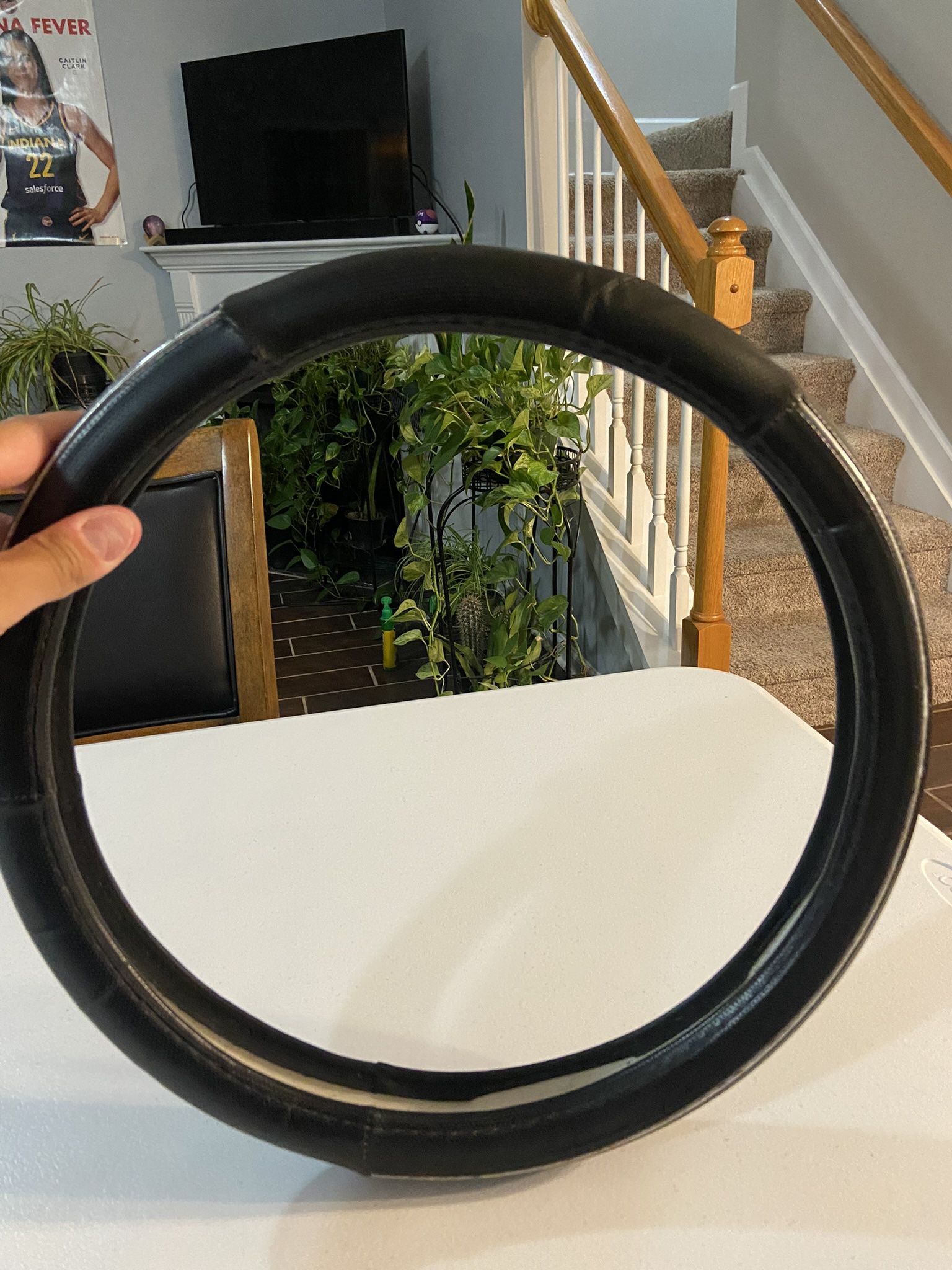 Steering Wheel Leather Cover