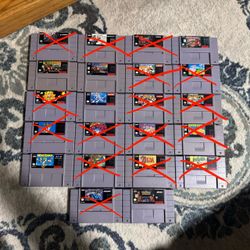Super Nintendo SNES Games