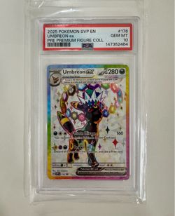 PSA 10 Umbreon ex #176 & Espeon ex #175 Pokemon Slabs