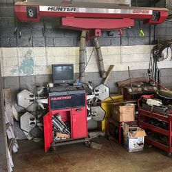 Hunter Alignment Machine/computer - Wall Unit And Sensors  