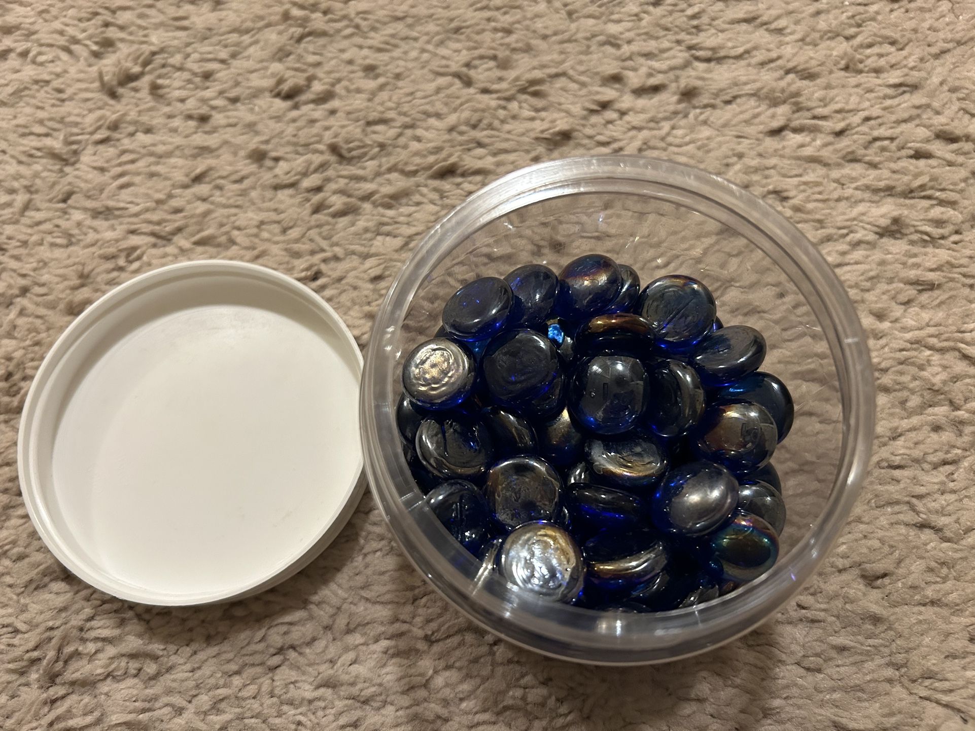 Dark Blue Glass Gems