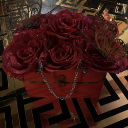 Eternal Roses Hand Made In Purse For Sale