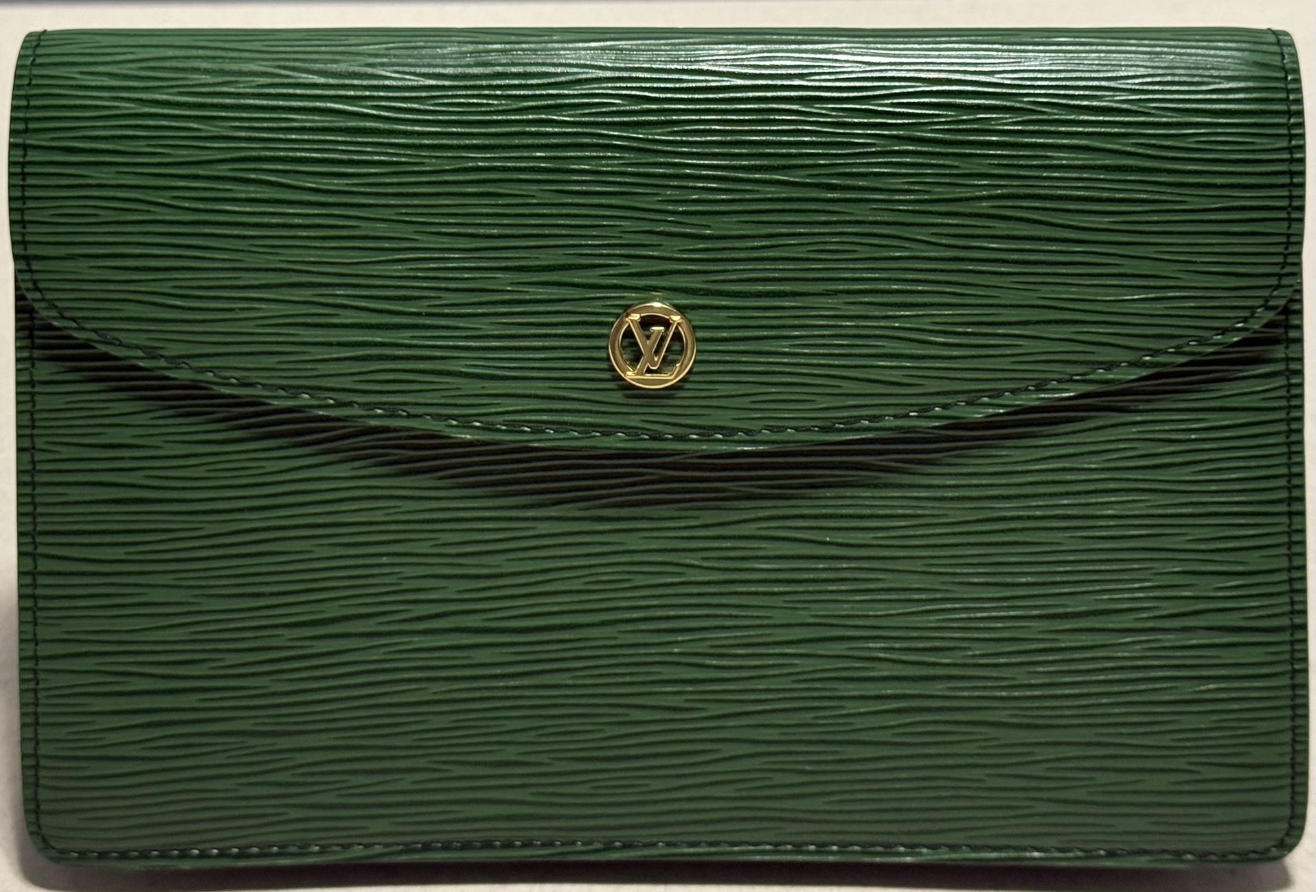 Louis Vuitton Epi Montaigne clutch bag