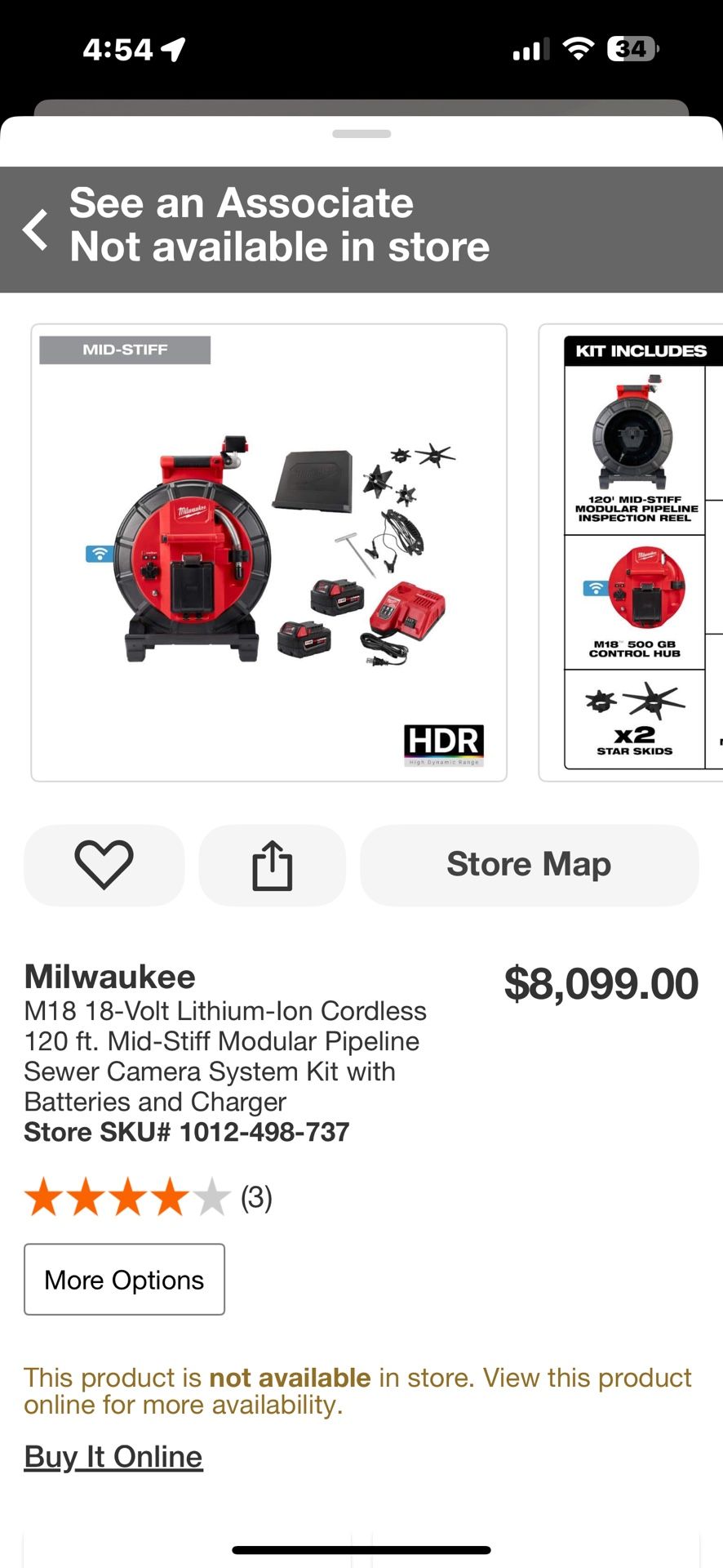 M18 Sewer Camera Kit