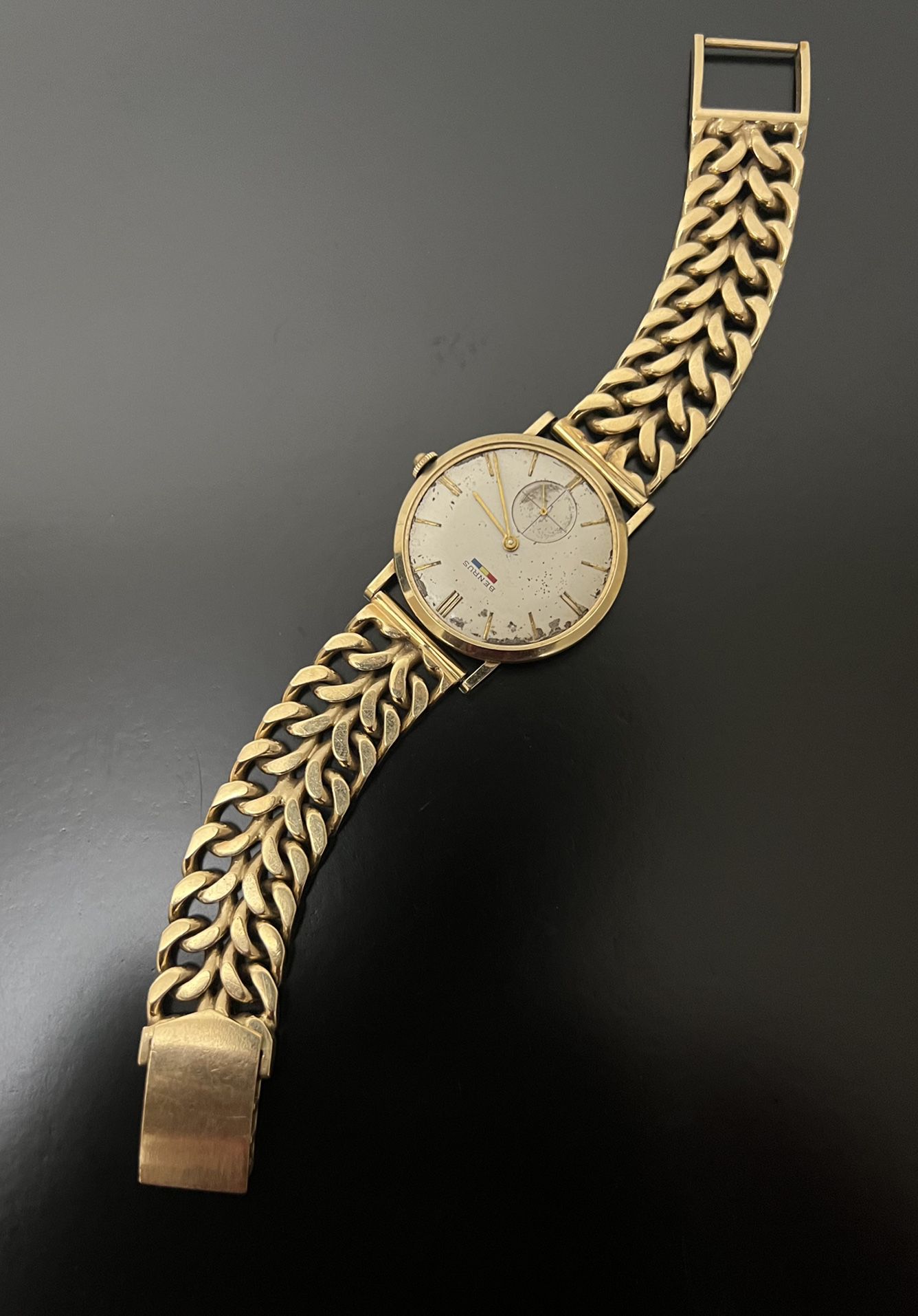 14K Yellow Gold Benrus Mechanical  Watch With Tiffany&Co Bracelet