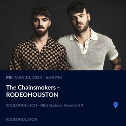 chainsmokers rodeo concert tickets