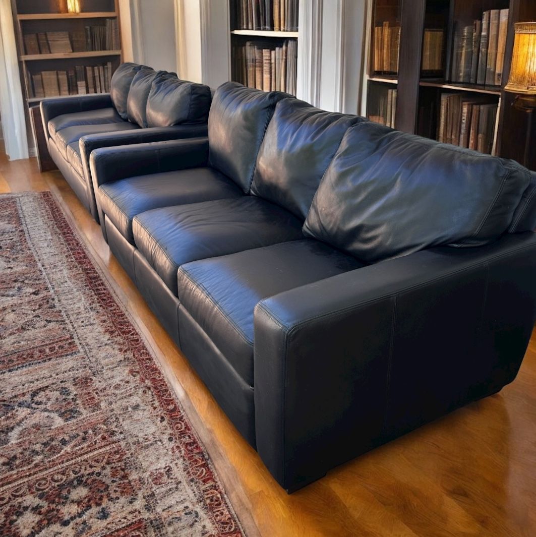 Free Delivery Genuine Leather Couches