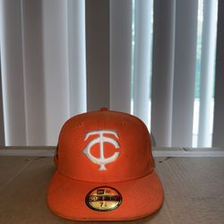 Orange Tc Fitted Cap 7 1/4 