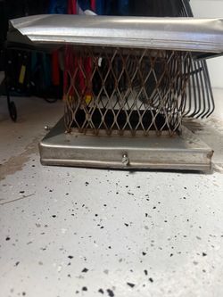 Stainless Steel Chimney Cap with Mesh Guard