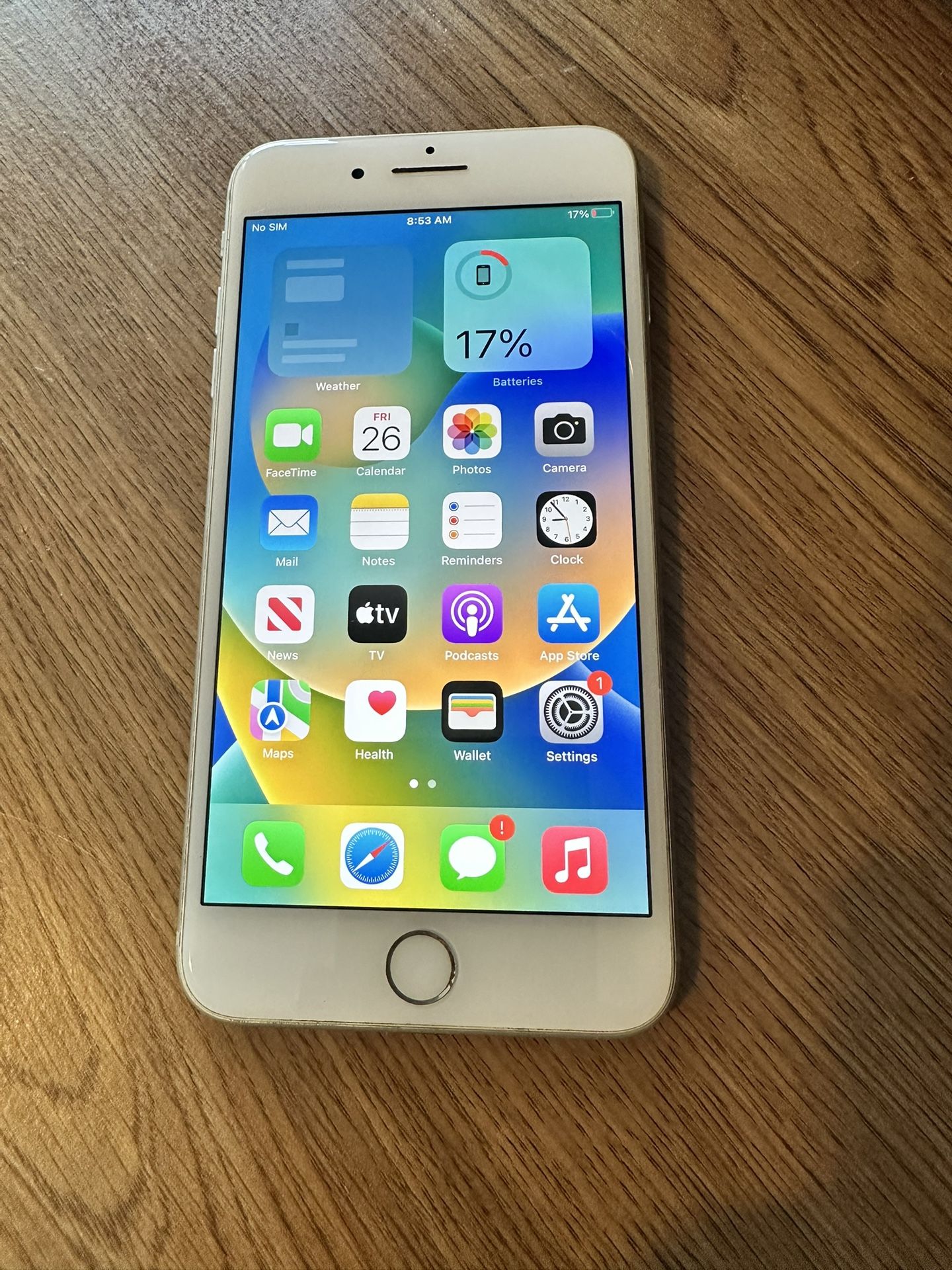 iPhone 8 PLUS 256GB White Like New Excellent Condition