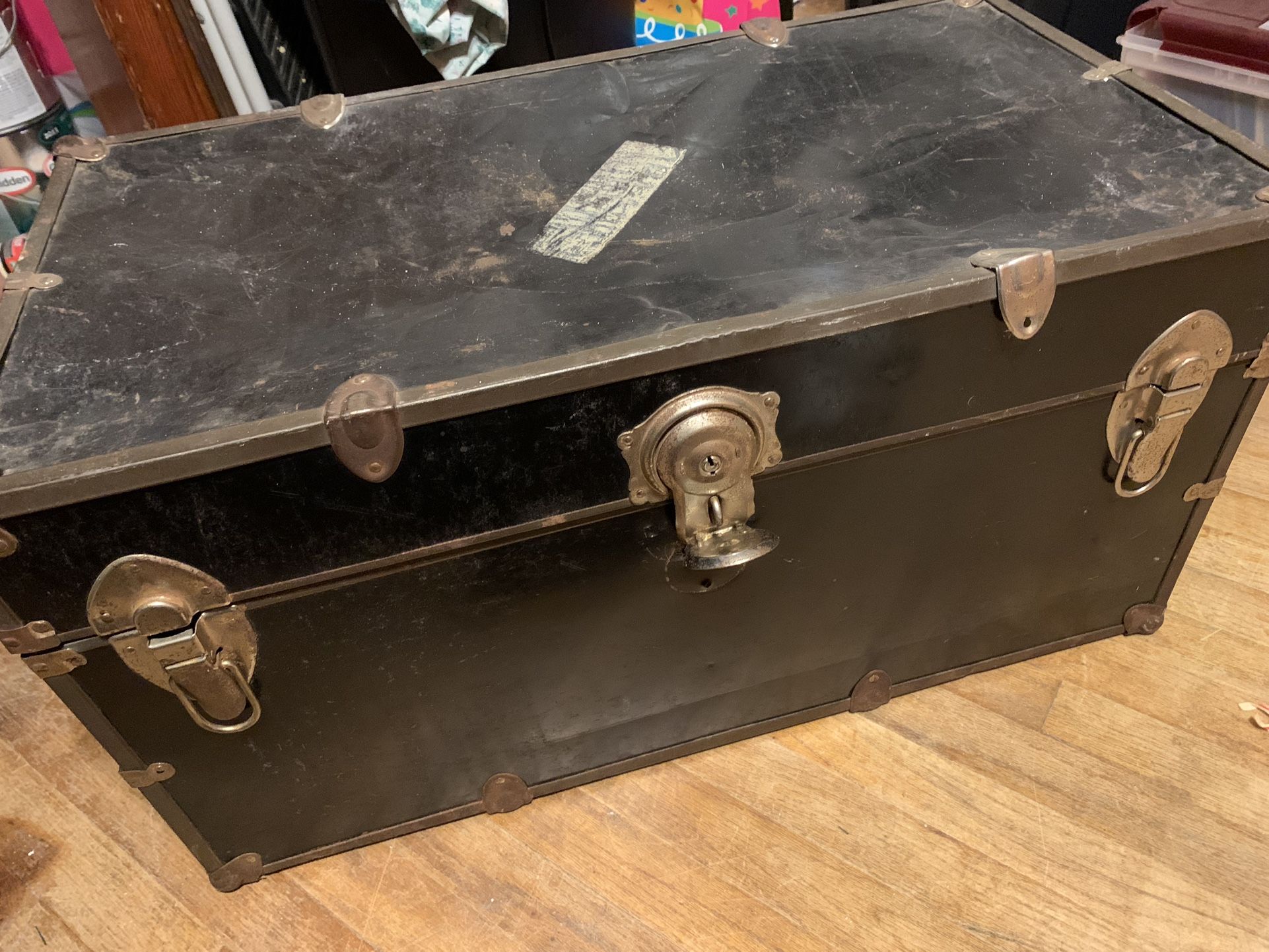 Old Metal Trunk