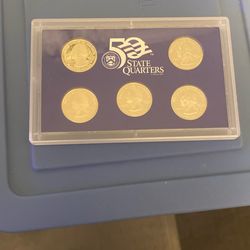 2005 United States Mint 50 State Quarters Proof Set.