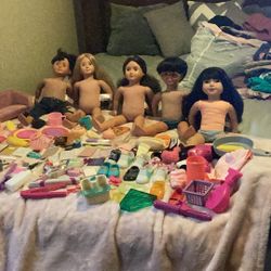 America Girl Doll Set