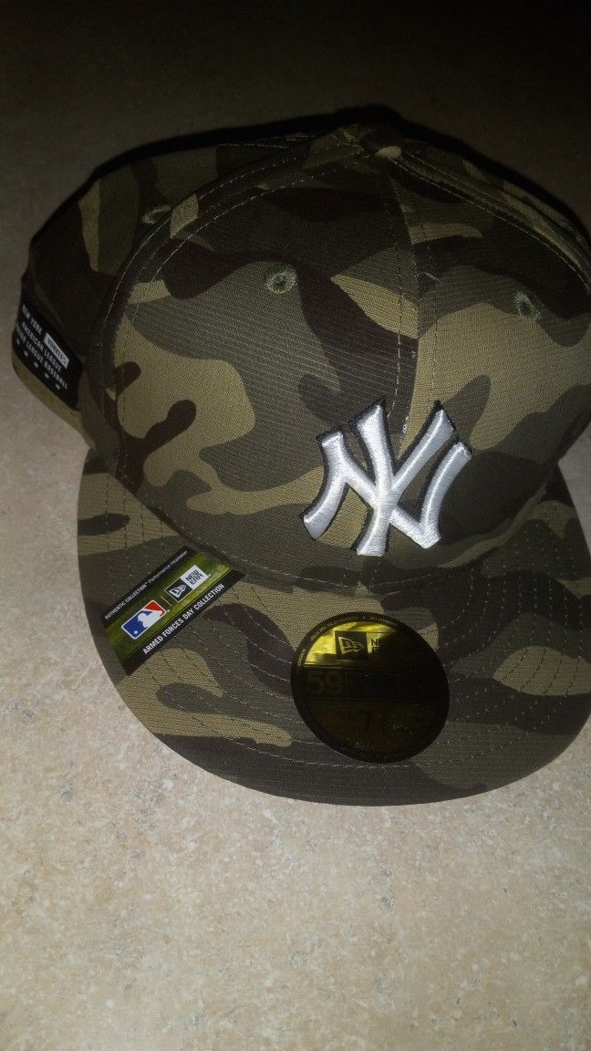 New York Yankees baseball team fitted cap
