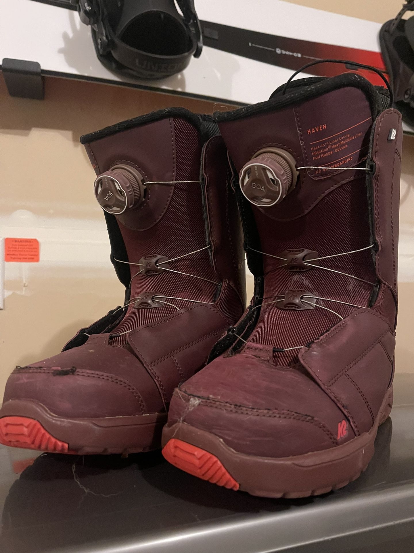 K2 Women’s Haven Snowboarding Boots  Size 7.5