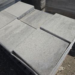 15" X 15" CONCRETE STEPPING PAVERS $6 EACH PIECE