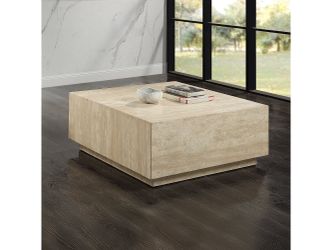 Deon Beige Travertine Coffee Table