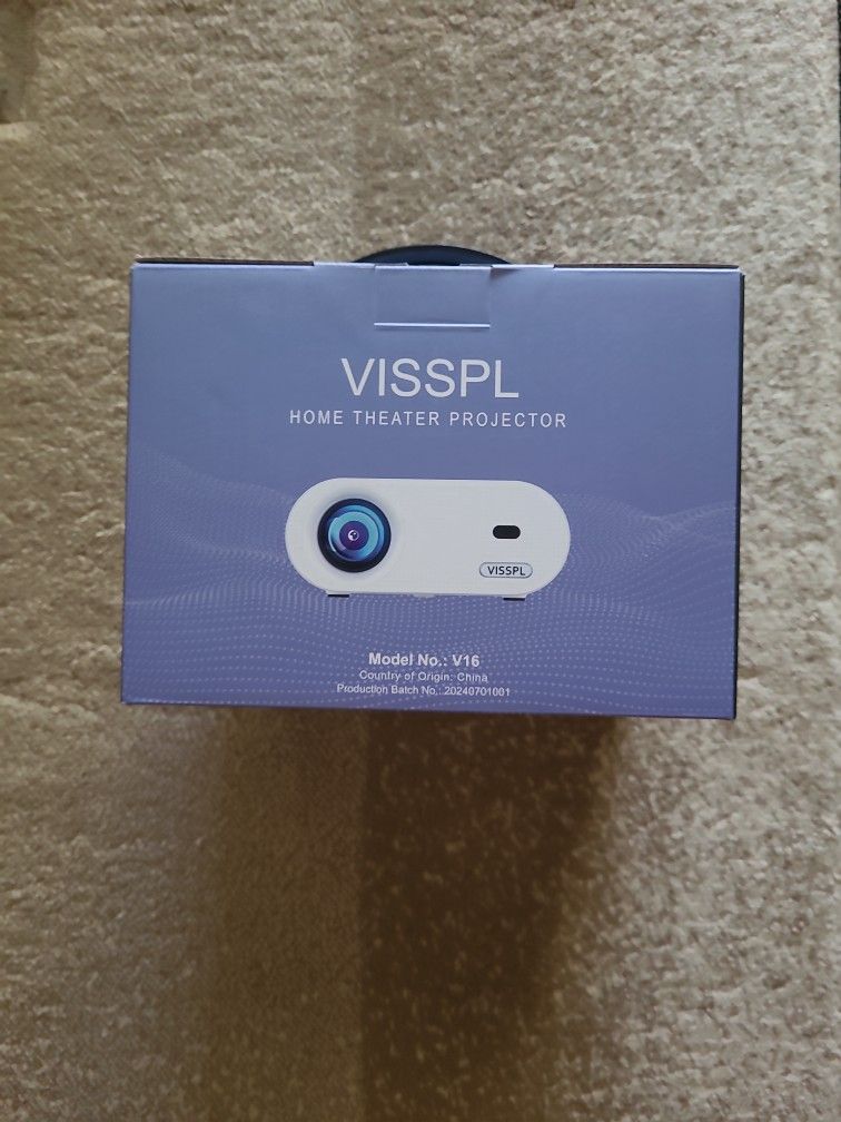 VISSPL Full HD 1080P Video Projector