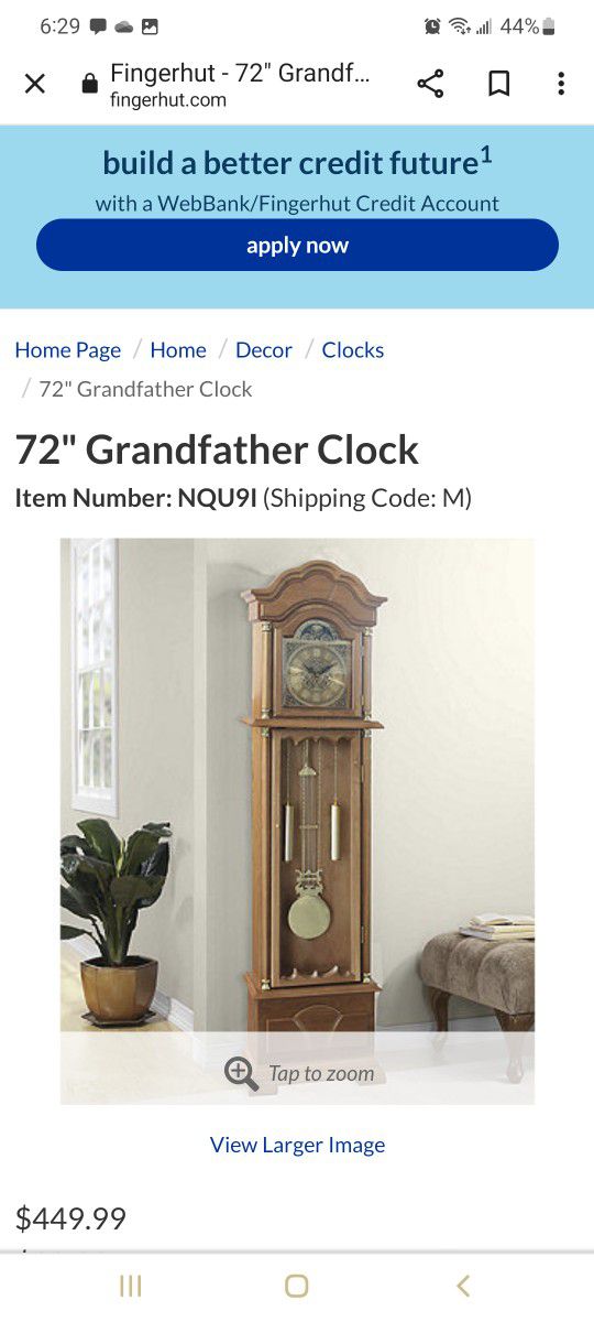 Grandfather Clock (Walnut)