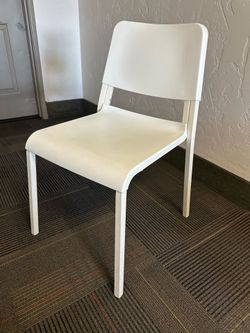 White IKEA chair