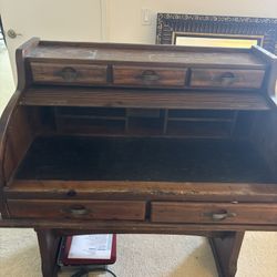 50 year old roll top desk
