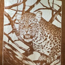 TIGER BLANKET QWEEN SIZE + CUSHION