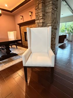 Restoration Hardware White chairs
