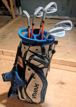 ⛳ Left-Handed VTMAX Velocity Youth Golf Club Set + Stand Bag