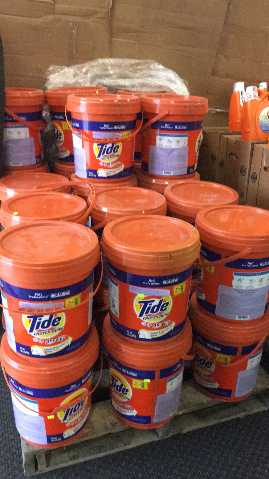 Tide Laundry Detergent buckets (Powder)