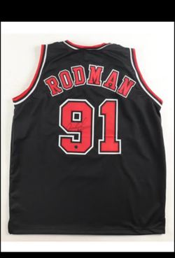 Dennis Rodman Signed Jersey
