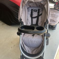 EvenFlo Stroller/Car seat Set