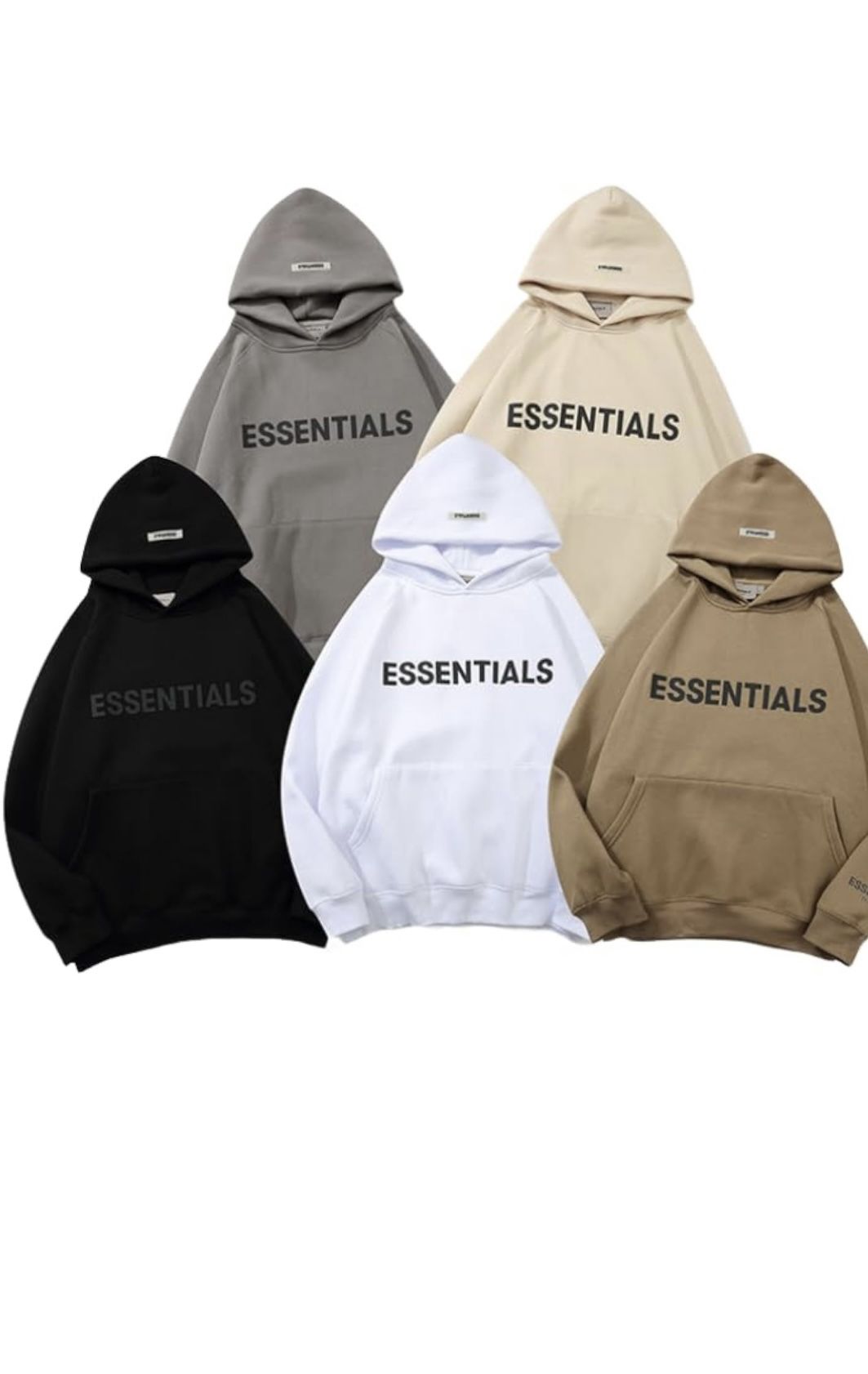 Brand new fear of god essential hoodie 100 % cotton any size any color are available