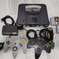 Nintendo 64 Bundle with Mario Kart & Shadow Man