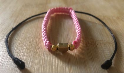 Hearts/Corazon Con Inicial Bracelets