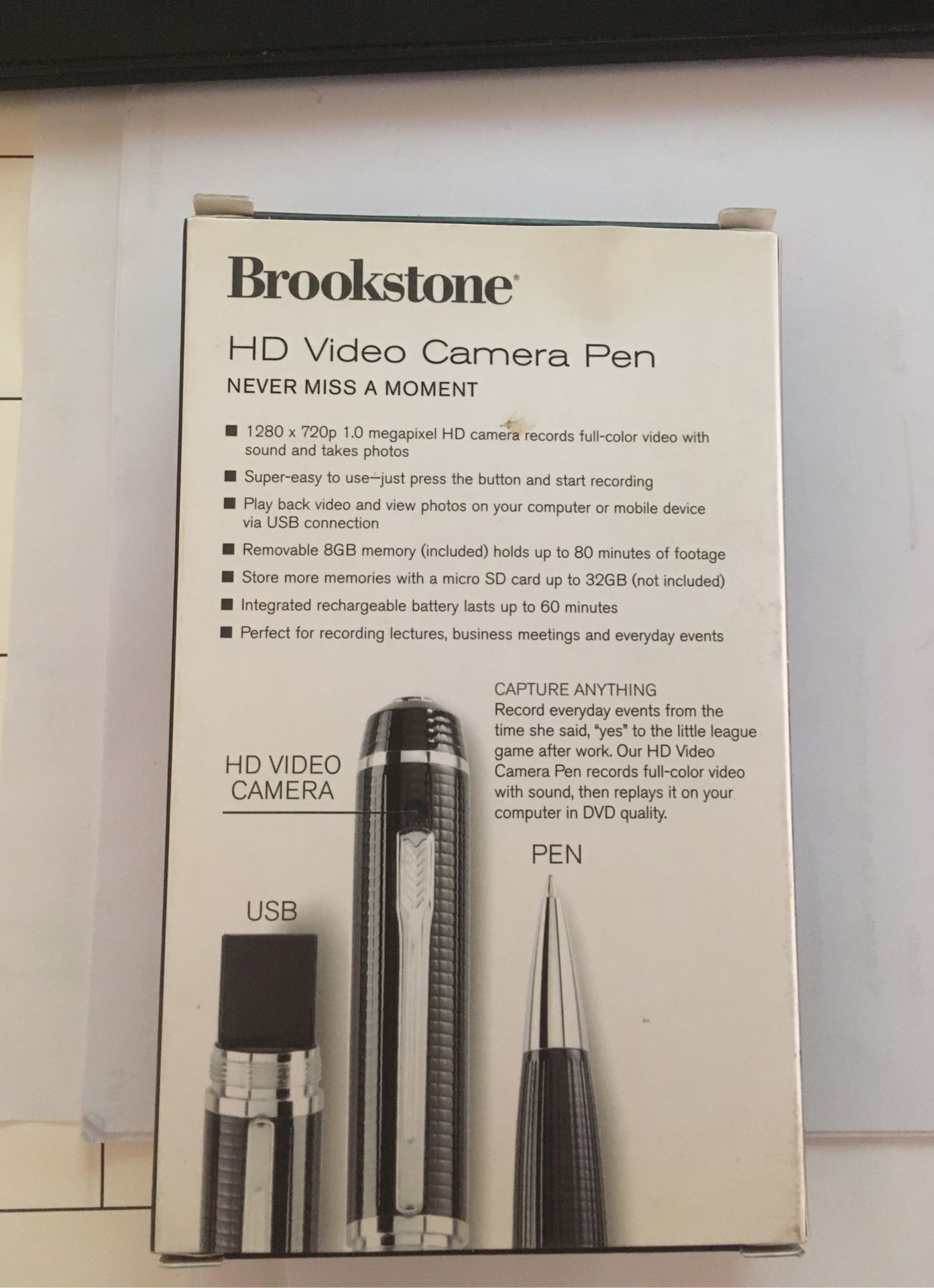 Brookstone HD Video Camera Pen for Sale in East Los Angeles CA