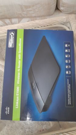 Linksys E1500 Wireless-N Router with SpeedBoost