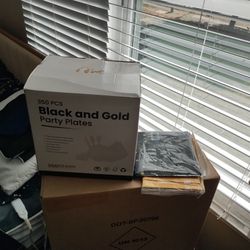 Black And Gold Party Supplies