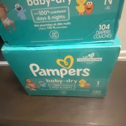 Pampers Baby Dry Etapa N Y 1 