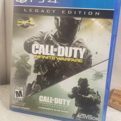 Ps4 Call Of Duty Infinate Warfare/modern Warfare