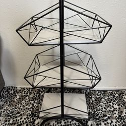3 Tier White Marble Rack BRAND NEW! NEED GONE OBO!