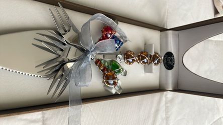 Handmade Wild Edge Designs Cake Cutting & Serving Set