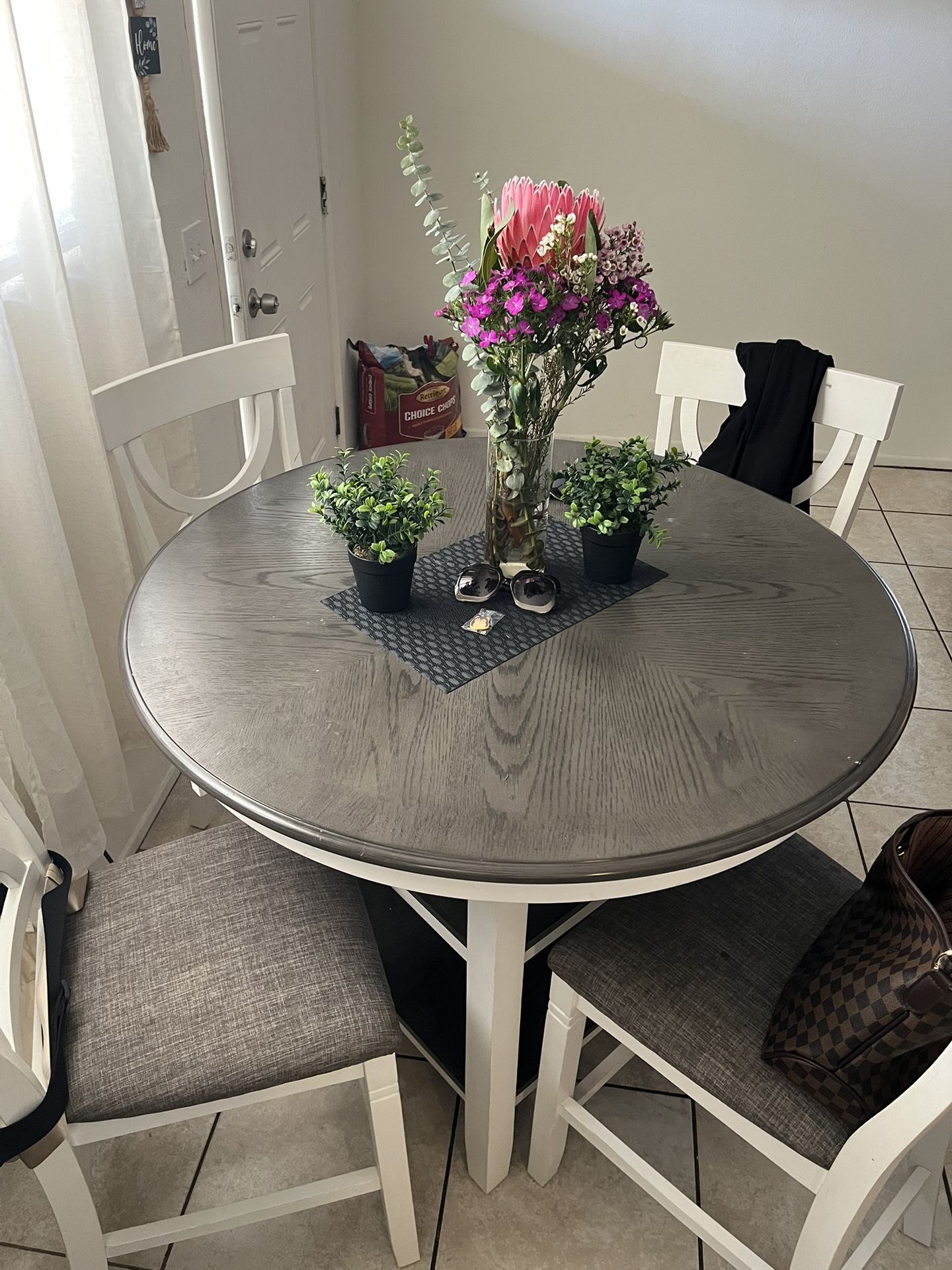 Pub Height Dining Table And Chairs