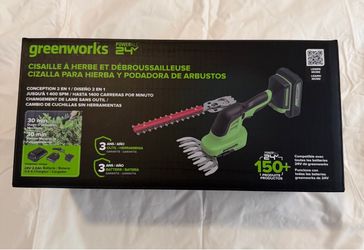 Greenworks 24V 2-in-1 Grass Shear & Shrub Trimmer